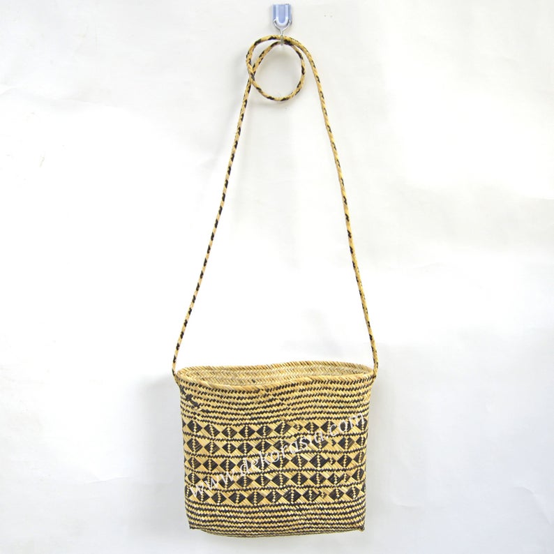 Women Natural Woven Bag Medium Sling Bag - Ethnic Tribal | Woven Bag | Free Shipping